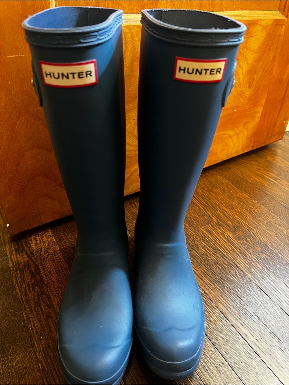 Hunter Women's Tall Rain Boots in Blue